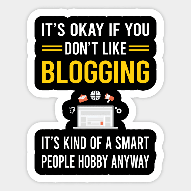 Smart People Hobby Blogging Blog Blogger Sticker by Bourguignon Aror